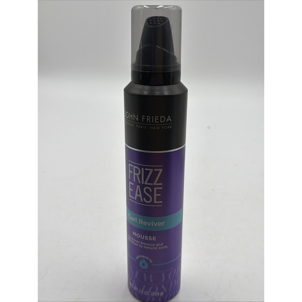 New John Frieda Frizz Ease Dream Curls Reviver Mousse Touchable Hold 7.2 Fl Oz